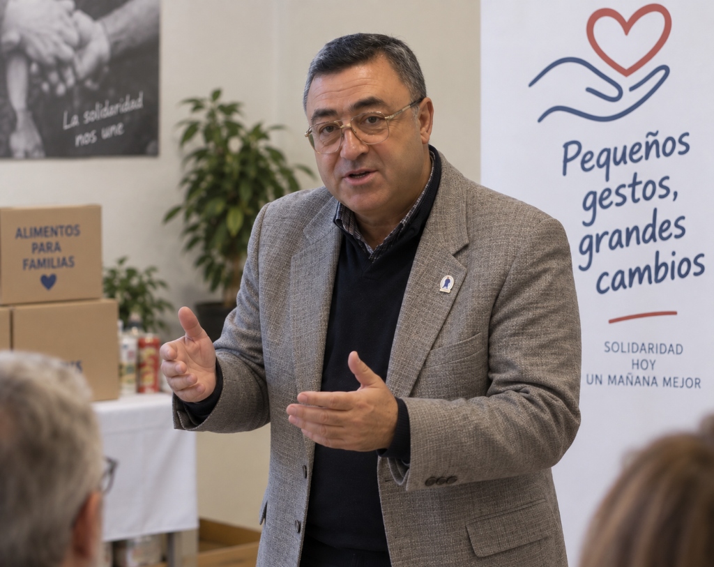 Narciso Climent en un acto social